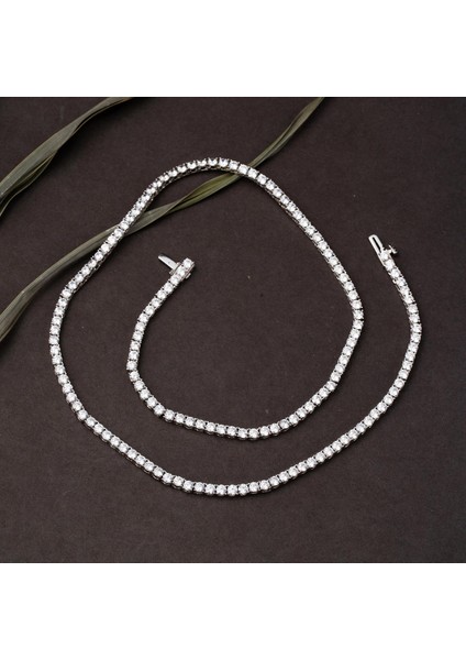 Suyolu 14 Ayar Beyaz Altın Gerdanlık Kolye fiyatları