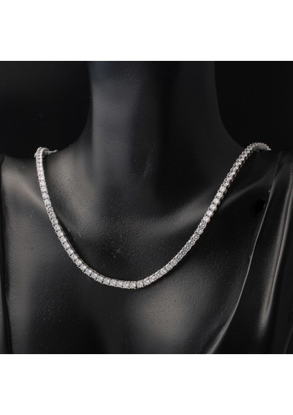 Suyolu 14 Ayar Beyaz Altın Gerdanlık Kolye fırsatları