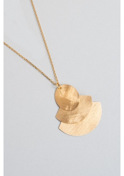 Petra Güneşi 18 Ayar Sarı Altın Kaplama 47 cm Gümüş Tasarım Kolye fiyatları