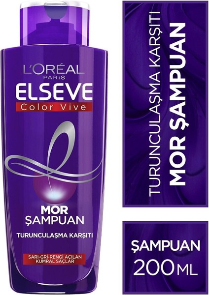 Turunculaşma Karşıtı Mor Saç Bakım Seti -Mor Şampuan 200ML + Renk Düzeltici Saç Maskesi 150ML fiyatları