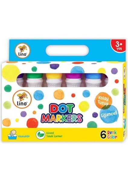 Dot Markers 6’lı Yıkanabilir Kalem ve 4’lü Boyama Kitabı fiyatları