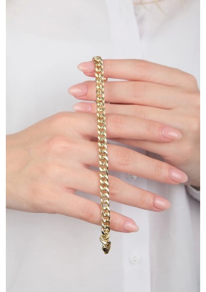 14 Ayar Altın Gurmet Zincir Bileklik fırsatları