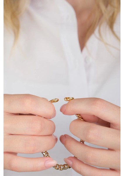 14 Ayar Altın Gurmet Zincir Bileklik indirimleri