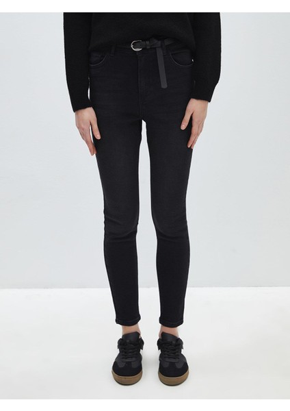 Lcw Jeans Beli Kemerli Jüpiter Süper Skinny Fit Kadın Jean Pantolon fırsatları