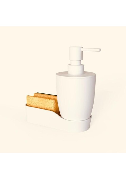 Pure Hazneli Sıvı Sabunluk Bej Ev M-E91-09