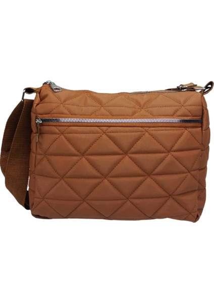 2 Gözlü Omuz Askılı Kapitone Desenli Kadın Çantası -AL4445