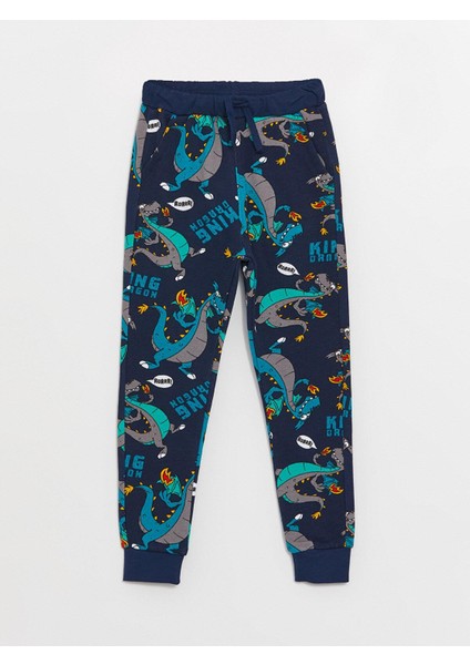 Lcw Kids Beli Lastikli Baskılı Erkek Çocuk Jogger Eşofman Altı