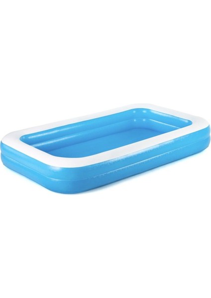Şişme Bestway 54150 Şişme Aile Havuzu 305 cm x 183 cm x 46 cm Pompa Dahildir 35 - 50 cm Mavi 301-40