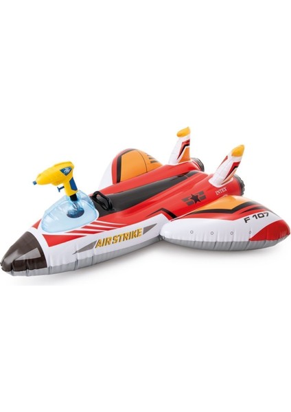 Beyaz Su Tabancalı Uçak Binici 117X117 cm 3+ Yaş