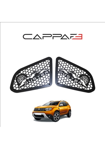 Duster Metal Lazer Kesim Kelebek Cam 2018 2019 2020 2021 2022 2023 2024