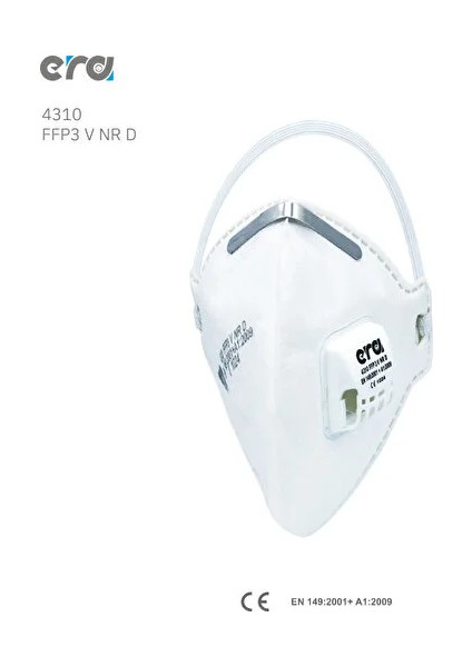 Maske 4310 Ventilli Katlanır Ffp3 V Nr