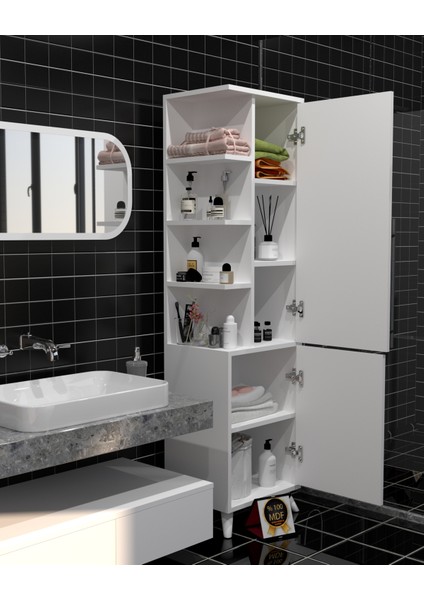Cervi Banyo Dolabı Mdf, Kolay Kurulum