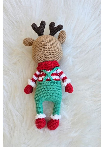 Kelebeğin Rüyası Hobi Evi Amigurumi Sevimli, Organik, Uyku Arkadaşı Geyik