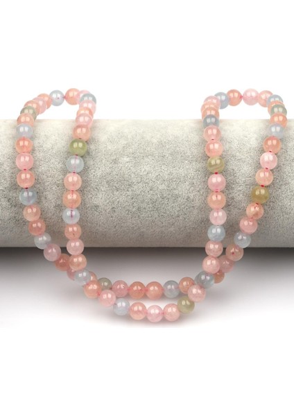 Akuamarin - Morganit - Heliodor Doğal Taş Dizi 6 mm Küre Kesim fiyatları