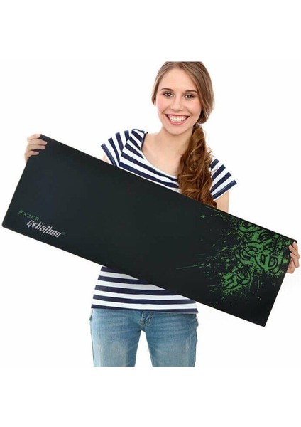 Kaliteli Oyuncu Gamer Oyuncu Klavye ve Mause Pad Kaydırmaz Altlık Dikişli 70X30CM