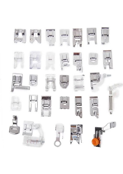 32 Parça Ev Tipi Dikiş Makine Ayak Seti (5 mm - Tayvan) fiyatları