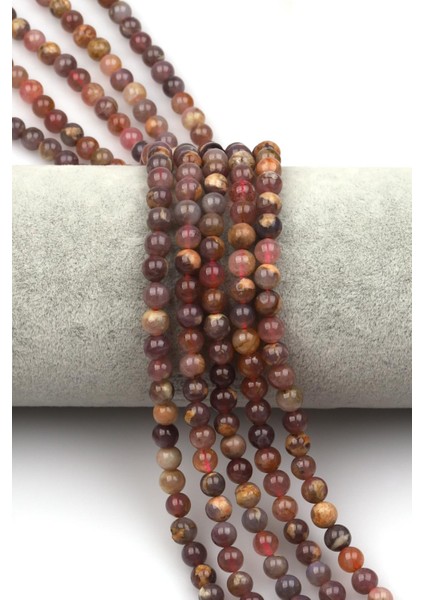 Madagaskar Pembe Kuvars 6 mm Küre Kesim