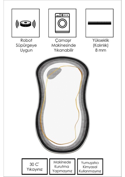 Makinede Yıkanabilir Kaymaz Taban Leke Tutmaz Kesimli Salon Halısı Mutfak Halısı ve Yolluk fiyatları