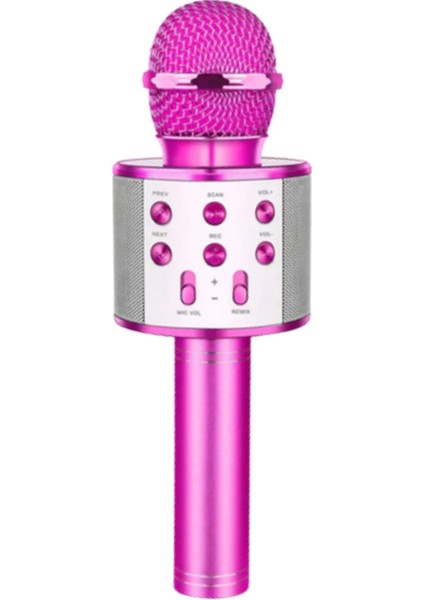 Karaoke Mikrofon Pembe WS858