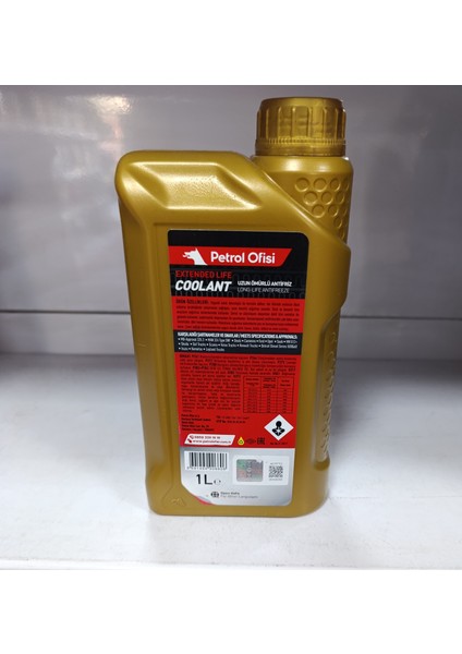 Coolant Kırmızı Organik Antifriz 1 Litre x 12ADET(KOLİ)