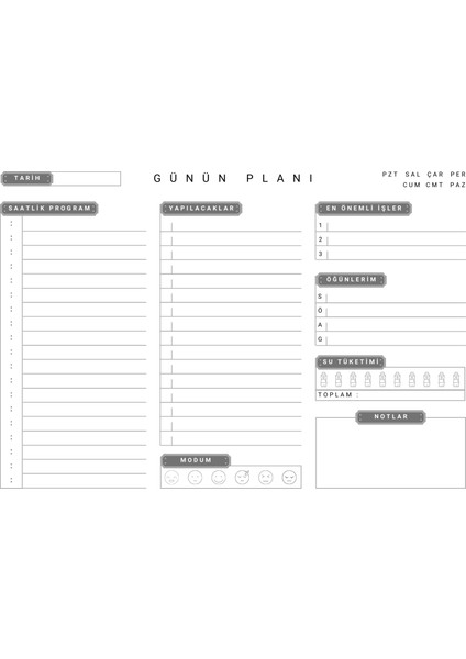 Plant Craft Günlük Planlayıcı -A4