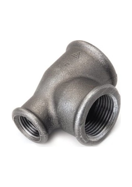 1/2-1/2-3/4 Galveniz Döküm Te