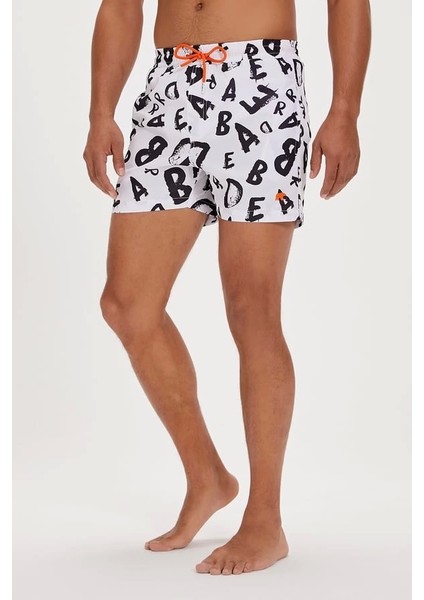 Bad Bear Bling Off-White Men's Swimwear