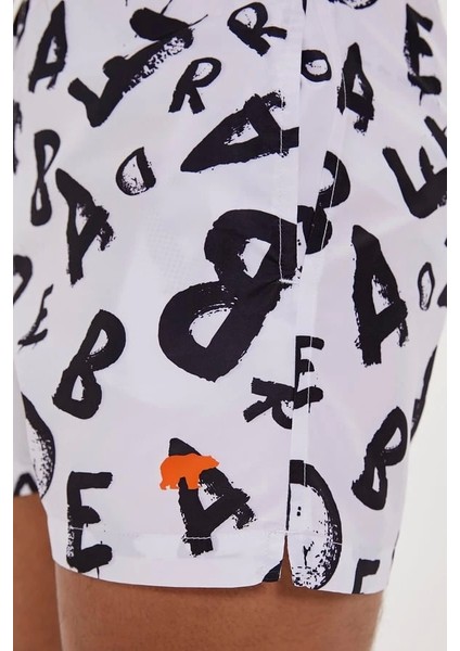 Bad Bear Bling Off-White Men's Swimwear