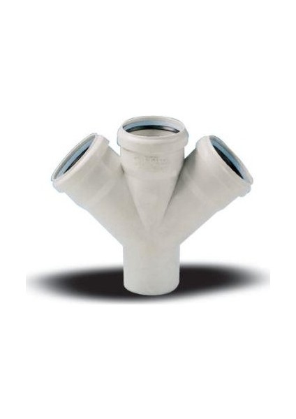 Pvc Çift Çatal 110/110