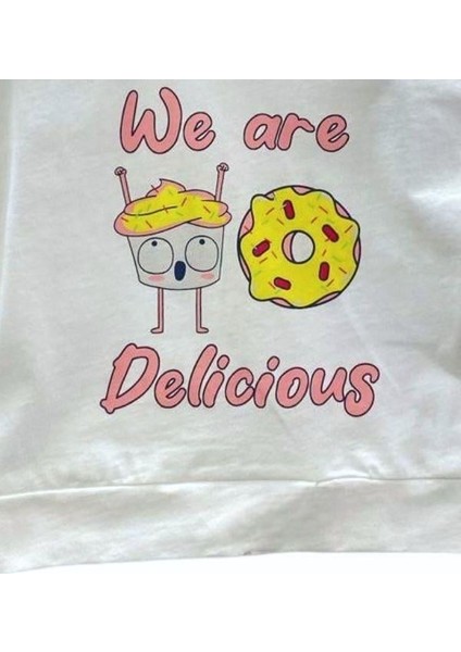 Kız Bebek Pamuklu Donat  Baskılı T-Shirt