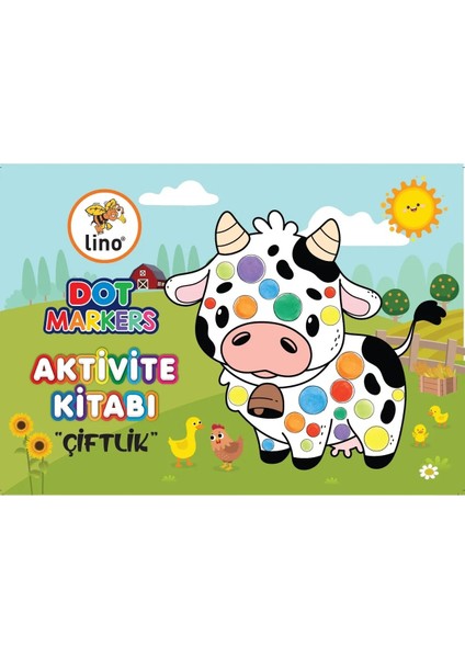 2’li Dot Marker Boyama Kitabı + Mini Dot Marker 6’lı Boya Kalemleri fırsatları