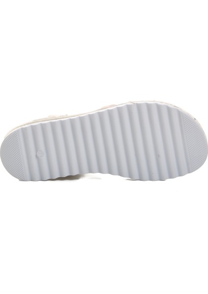 24-400-F Beyaz Simli Çocuk Sandalet