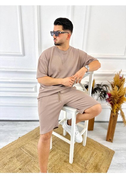 Şort Oversize Cepli Nefes Alabilen Terletmez Kumaş Rahat Kesim Salaş Kapri Şort