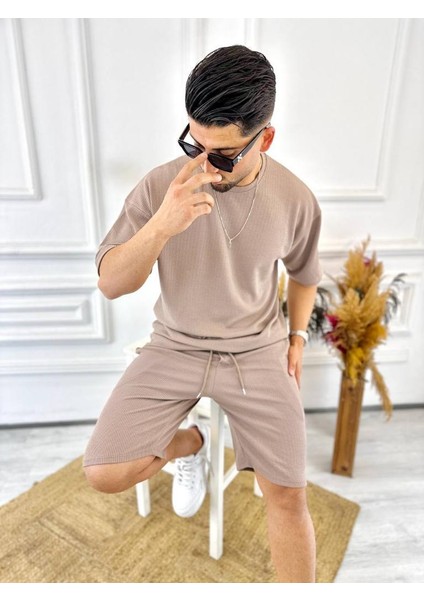 Şort Oversize Cepli Nefes Alabilen Terletmez Kumaş Rahat Kesim Salaş Kapri Şort