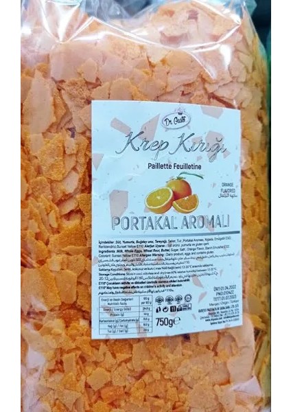 Dr. Gusto Portakal Aromalı Krep Kırığı 750gr