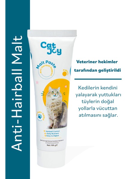 Süper 2 Li Paket Anti-Hairball Malt 100 gr & Multivitamin Paste 100 gr