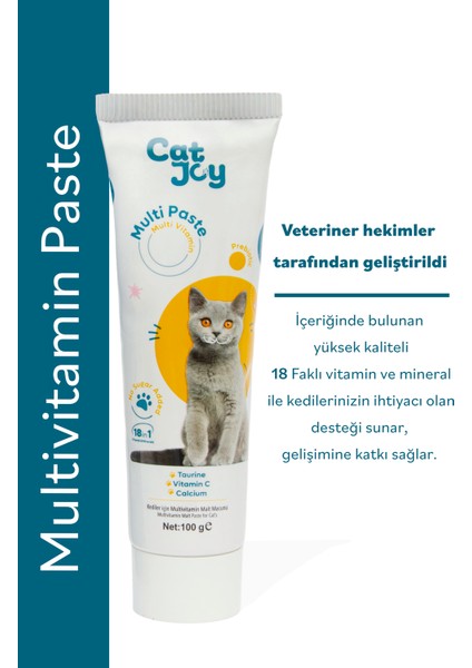 Süper 2 Li Paket Anti-Hairball Malt 100 gr & Multivitamin Paste 100 gr