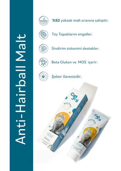 Süper 2 Li Paket Anti-Hairball Malt 100 gr & Multivitamin Paste 100 gr