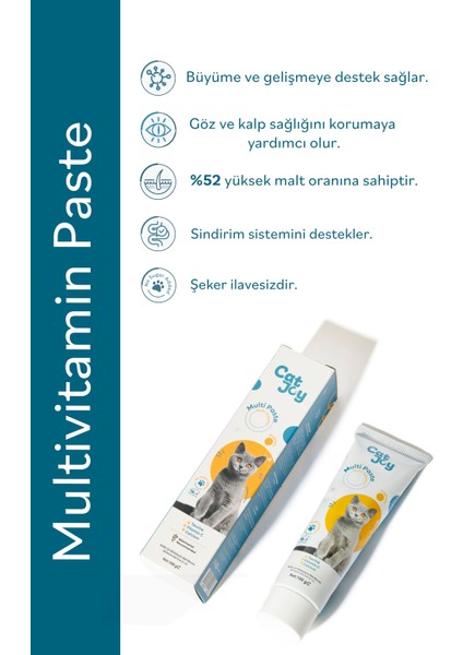 Süper 2 Li Paket Anti-Hairball Malt 100 gr & Multivitamin Paste 100 gr