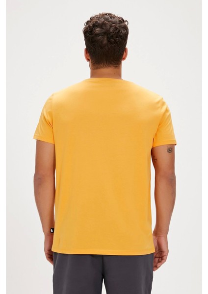 Felt Sarı Baskılı Erkek Tişört fırsatları