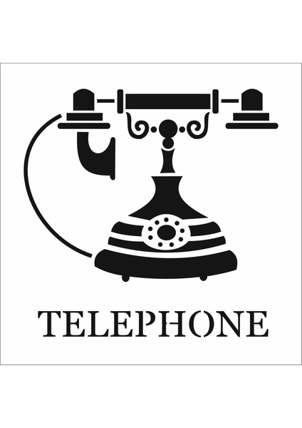 Stencil Sarayi Boyama Şablon Objeler - 4452