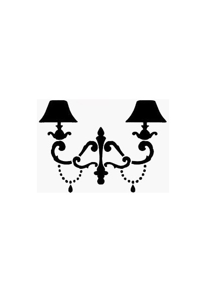 Stencil Sarayi Boyama Şablon Objeler - 4187