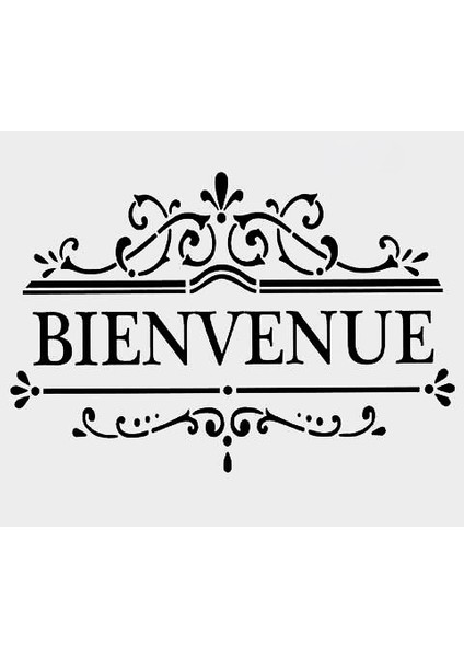 Stencil Sarayi Boyama Şablon Yazı ve Numaralar - 4400