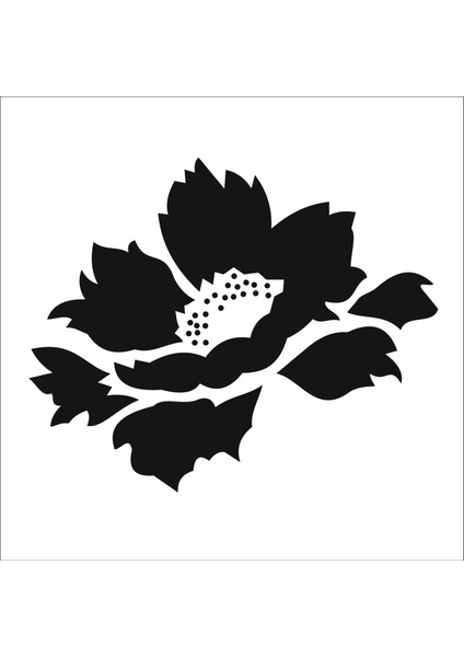 Stencil Sarayi Boyama Şablon Çiçek ve Meyve - 7902