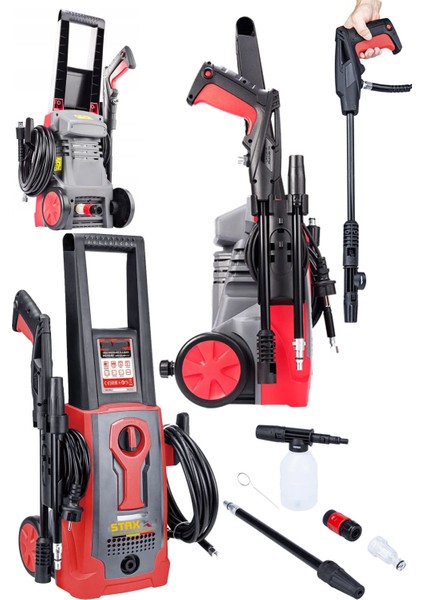 Güçlü ve Torklu Bl Kömürsüz Bakır Motor 150BAR Max Yüksek Basınçlı Bahçe ve Oto Yıkama Makinesi