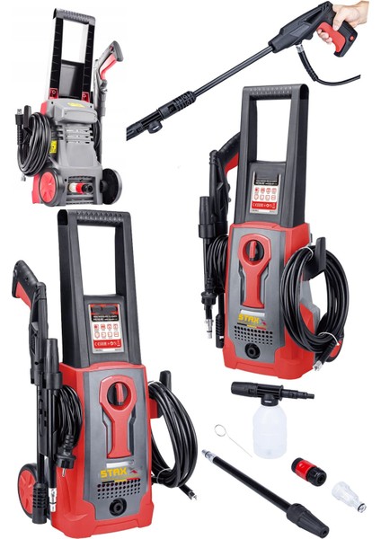Bl Motor 150 Bar Bakır Sargılı Musluk ve Kovadan Çekme Yüksek Basınçlı Bahçe Oto Yıkama Makinesi