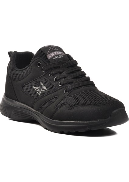 020 Siyah-Siyah Fileli Kadın Spor Ayakkabı modelleri
