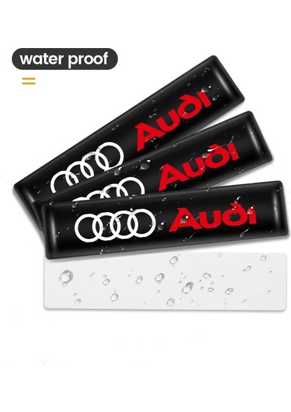 Audı Logolu 10 Adet Arma Stıcker (60MM *14 Mm)