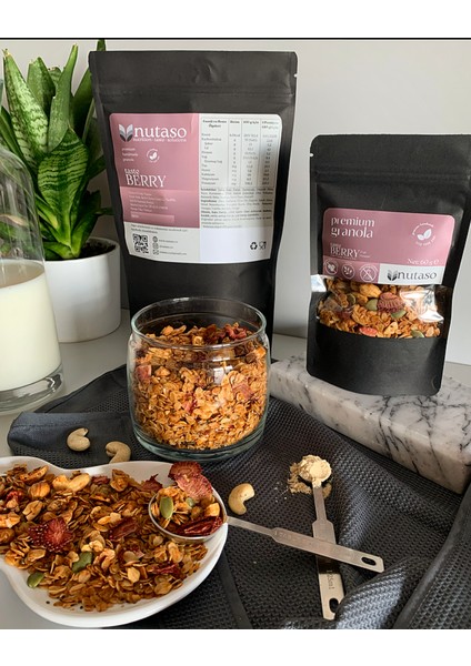 Pecan, Coco, Berry granola (60 gr x 3)