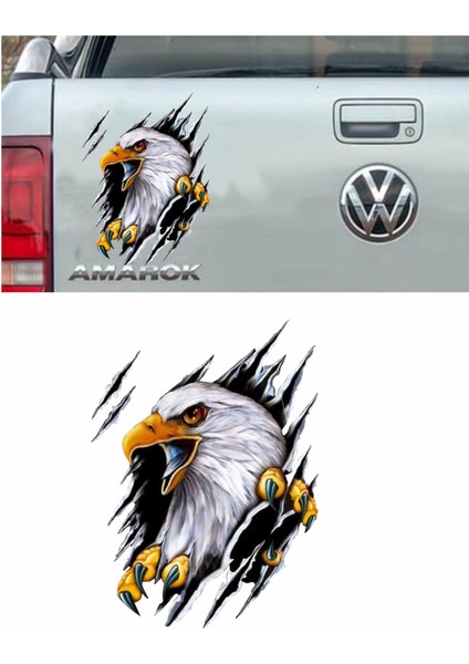 Kartal Vahşi Pençe Beşiktaş Karakartal Araba Oto Motosiklet Sticker 00045